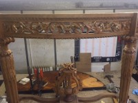 Carving completed. The table was missing one other small piece of carving right in the centre which the customer didn't want replacing. 